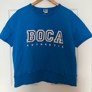 Vintage BOCA Authentic Blue Sweatshirt Tee